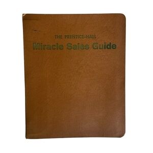 Prentice Hall Miracle Sales Guide by Prentice Hall 1963 Vintage Book